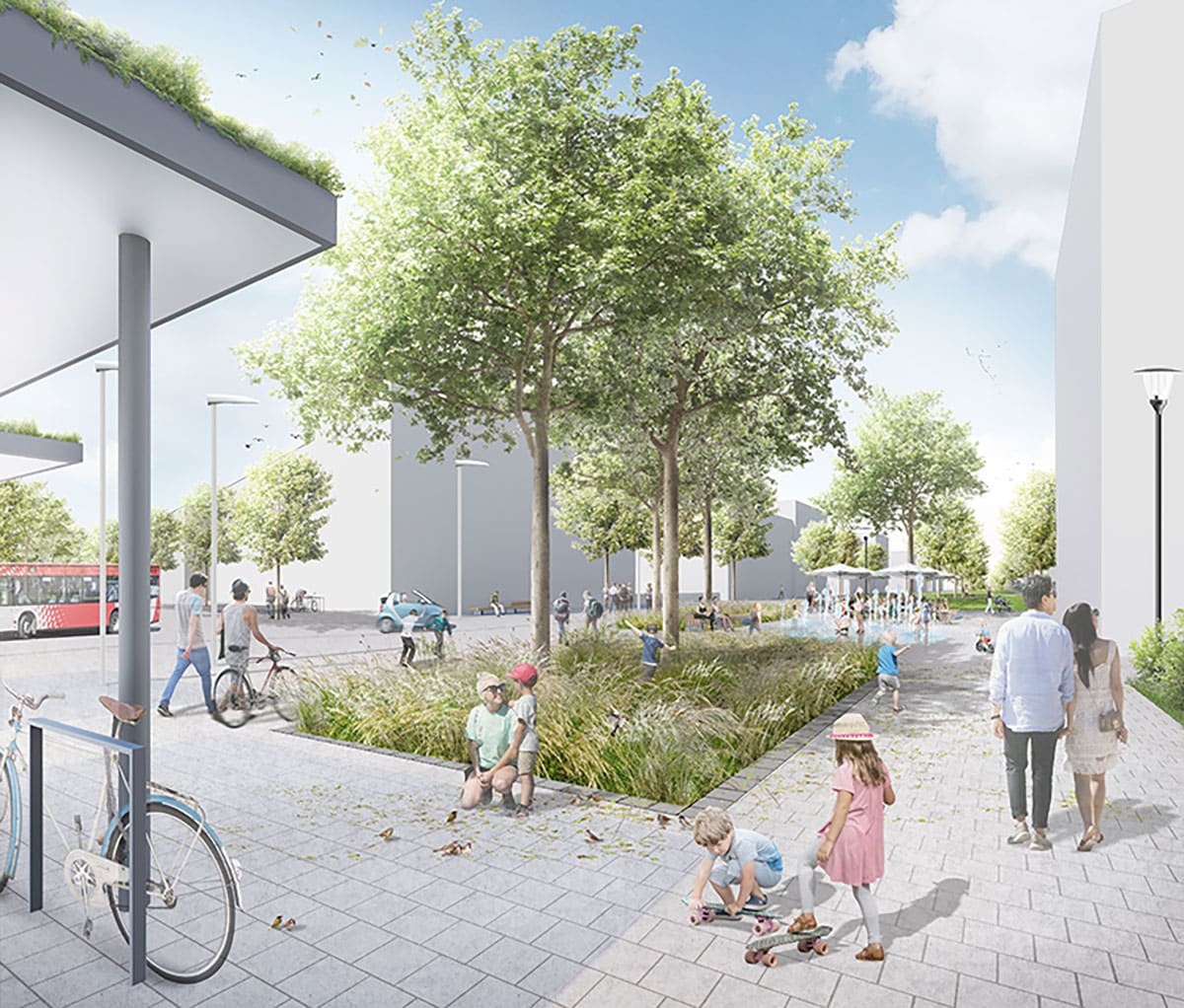 20210505 Visualisierung Quartiersplatz